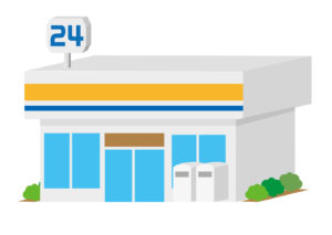 コンビニでチャージ